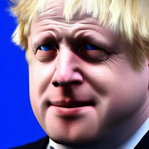 Image similar to Boris Johnson in style of playstation 1 graphics, lots of detail, ultra HD