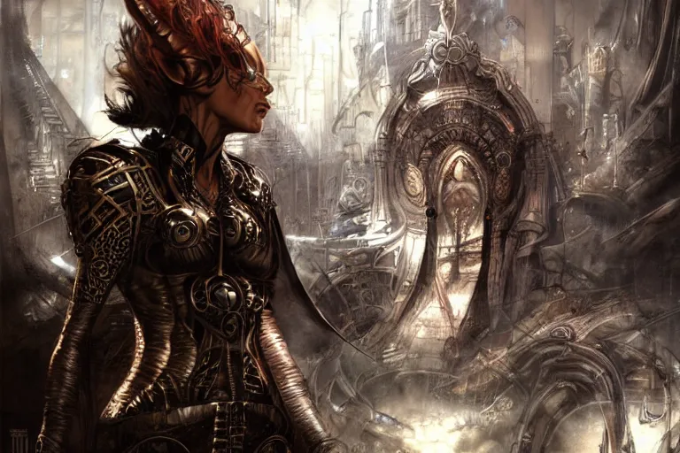 Image similar to sparkpunk labyrinth by aleksi briclot,