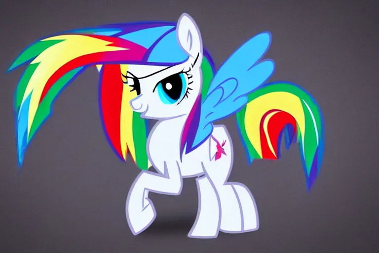 Image similar to Rainbow Dash, My Little Pony, 🐴🍑, cutie mark, equine photography