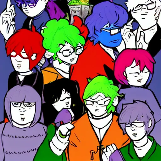 Image similar to homestuck