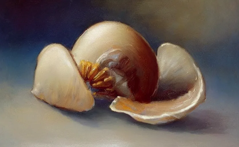 Image similar to Beautiful alchemy seashell. By Konstantin Razumov, highly detailded