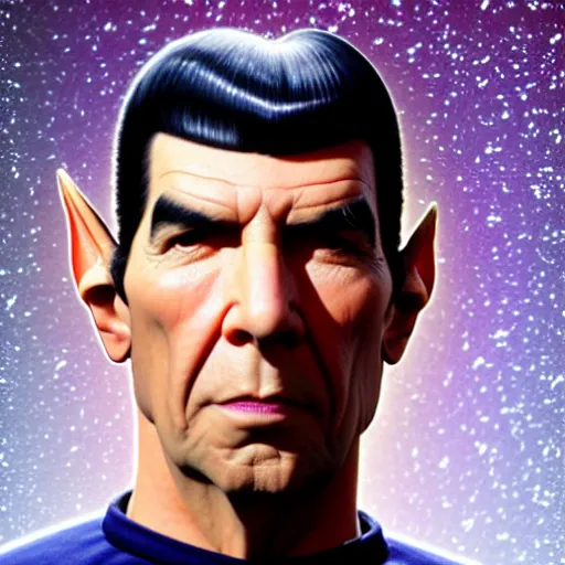 Image similar to a beautiful photo of spock, photorealistic