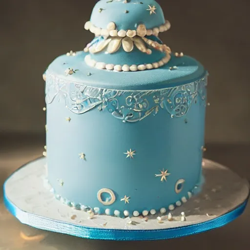 Prompt: high resolution photo of a cinderella cake, very elegant, food photography, instagram, trending