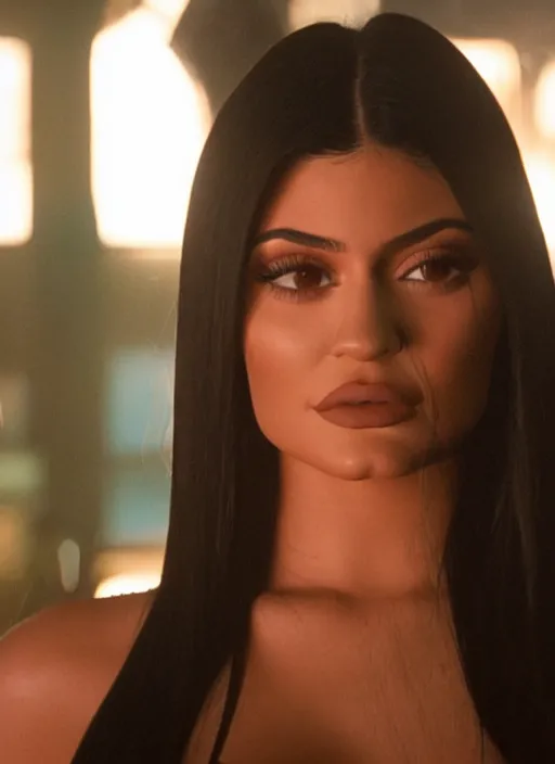 Image similar to film still of kylie Jenner in from dusk till dawn,