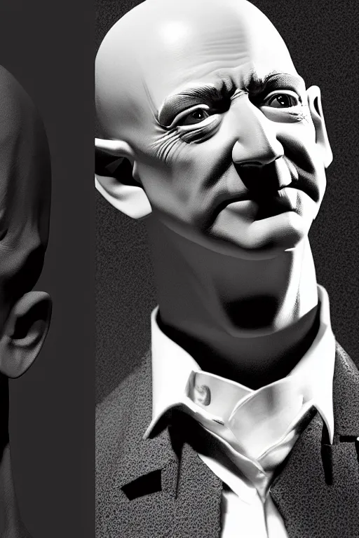 Image similar to jeff bezos as a vampire, photorealistic, cinematic lighting, highly detailed, very intricate, nosferatu, by guillermo del toro