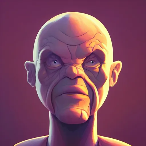 Image similar to face icon stylized minimalist the thing from another world 1 9 5 1, loftis, cory behance hd by jesper ejsing, by rhads, makoto shinkai and lois van baarle, ilya kuvshinov, rossdraws global illumination