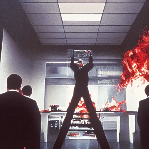 Image similar to the new york volcanoes, in american psycho ( 1 9 9 9 )