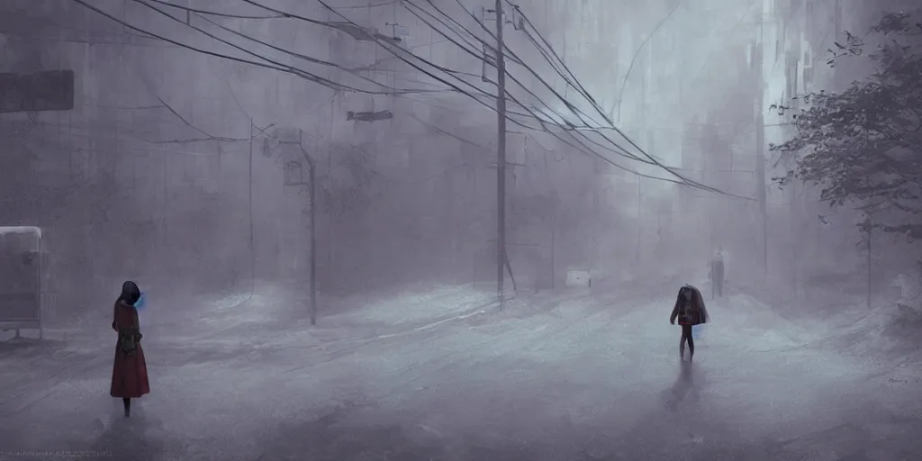 Image similar to a Silent hill game as a pixel art movie by Pixar , Jessica Rossier, cgsociety