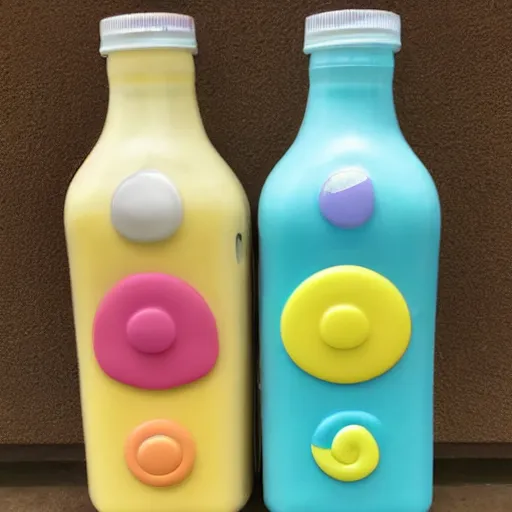 Prompt: teletubby milk bottle