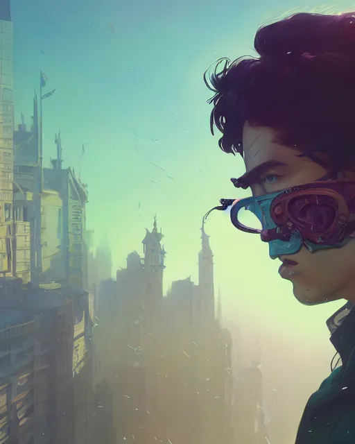 Image similar to highly detailed surreal vfx portrait of a nowpunk ninja, stephen bliss, unreal engine, greg rutkowski, loish, rhads, beeple, makoto shinkai and lois van baarle, ilya kuvshinov, rossdraws, tom bagshaw, alphonse mucha, global illumination, detailed and intricate environment