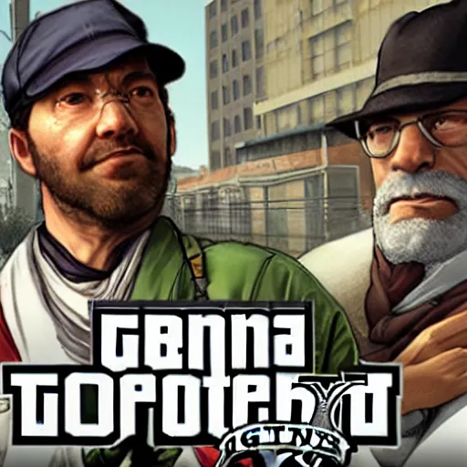 Prompt: peter kropotkin as a gta v protagonist, in game screenshot