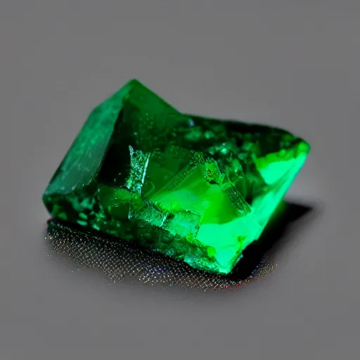 Prompt: Emerald crystals natural gemstone, 8k, rendred in redshift, trading on artstation