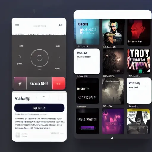 Image similar to Music Streaming Service Mobile App UI UX