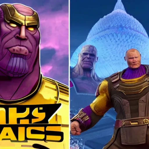 Image similar to putin vs thanos in apex legends