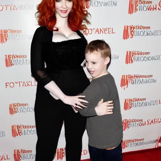 christina hendricks childhood