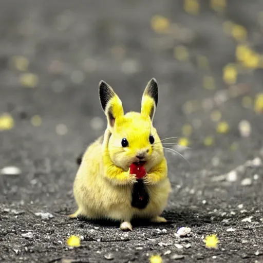 Prompt: pika sneezing