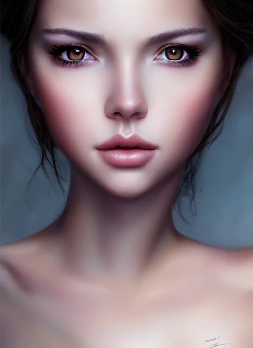 Image similar to a gorgeous female photo, professionally retouched, soft lighting, half body shot, realistic, smooth face, perfect eyes, symmetrical, wide angle, sharp focus on eyes, 8 k high definition, insanely detailed, intricate, elegant, art by artgerm, fireflies