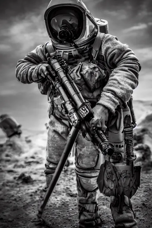 Image similar to ukranian infantry is fighting on mars, dslr, 5 0 mm, f / 2. 8, studio lighting