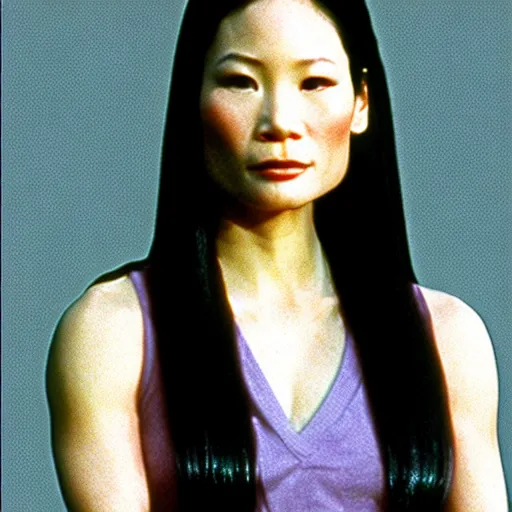 Prompt: young lucy liu
