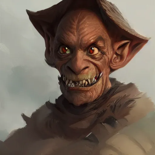 Prompt: a detailed portrait of a goblin primancer, by greg rutkowski and jesper ejsing, digital art, realistic painting, dnd, character design, trending on artstation