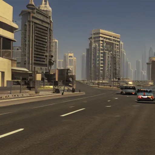 Image similar to gta : dubai, fantastic realism