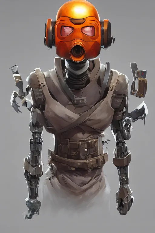 Image similar to epic mask helmet robot ninja portrait stylized as fornite style game design fanart by concept artist gervasio canda, behance hd by jesper ejsing, by rhads, makoto shinkai and lois van baarle, ilya kuvshinov, rossdraws global illumination radiating a glowing aura global illumination ray tracing hdr render in unreal engine 5