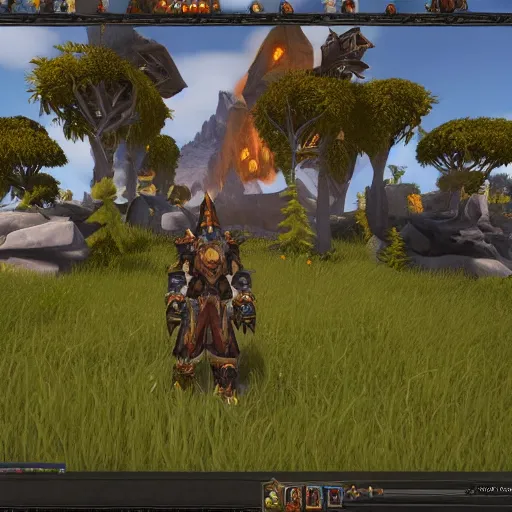 Image similar to World of Warcraft but made with Unreal Engine 5