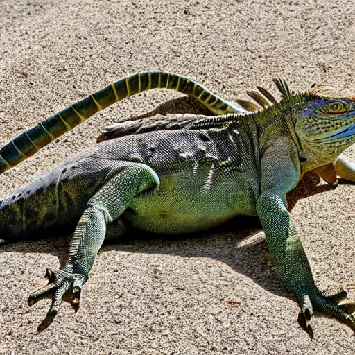 Image similar to iguana wedding photography sunbathing highly detailed 8K award winning photograph Instagram filter