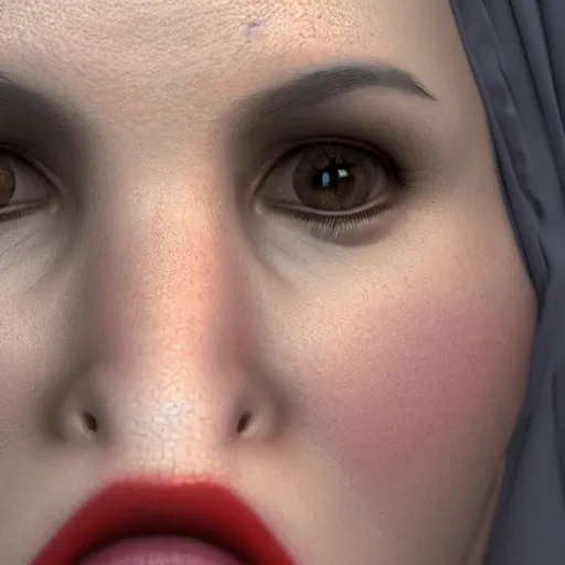 Image similar to Iranian nose, realistic, photo studio, HDR, 8k, trending on artstation