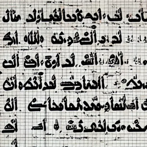 Prompt: arabic kanji hangul fusion script