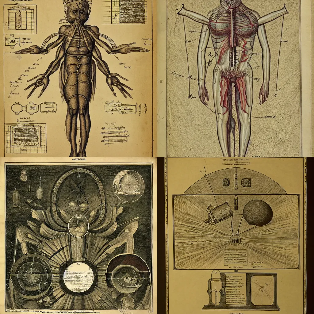 Prompt: 1800s scientific diagram of Dagoth Ur