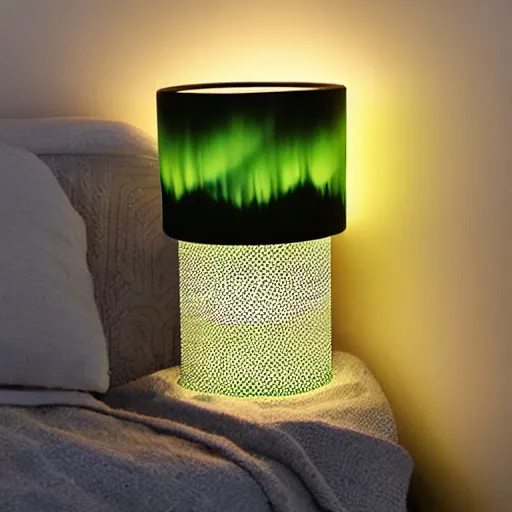 Image similar to Aurora Boreal night lamp