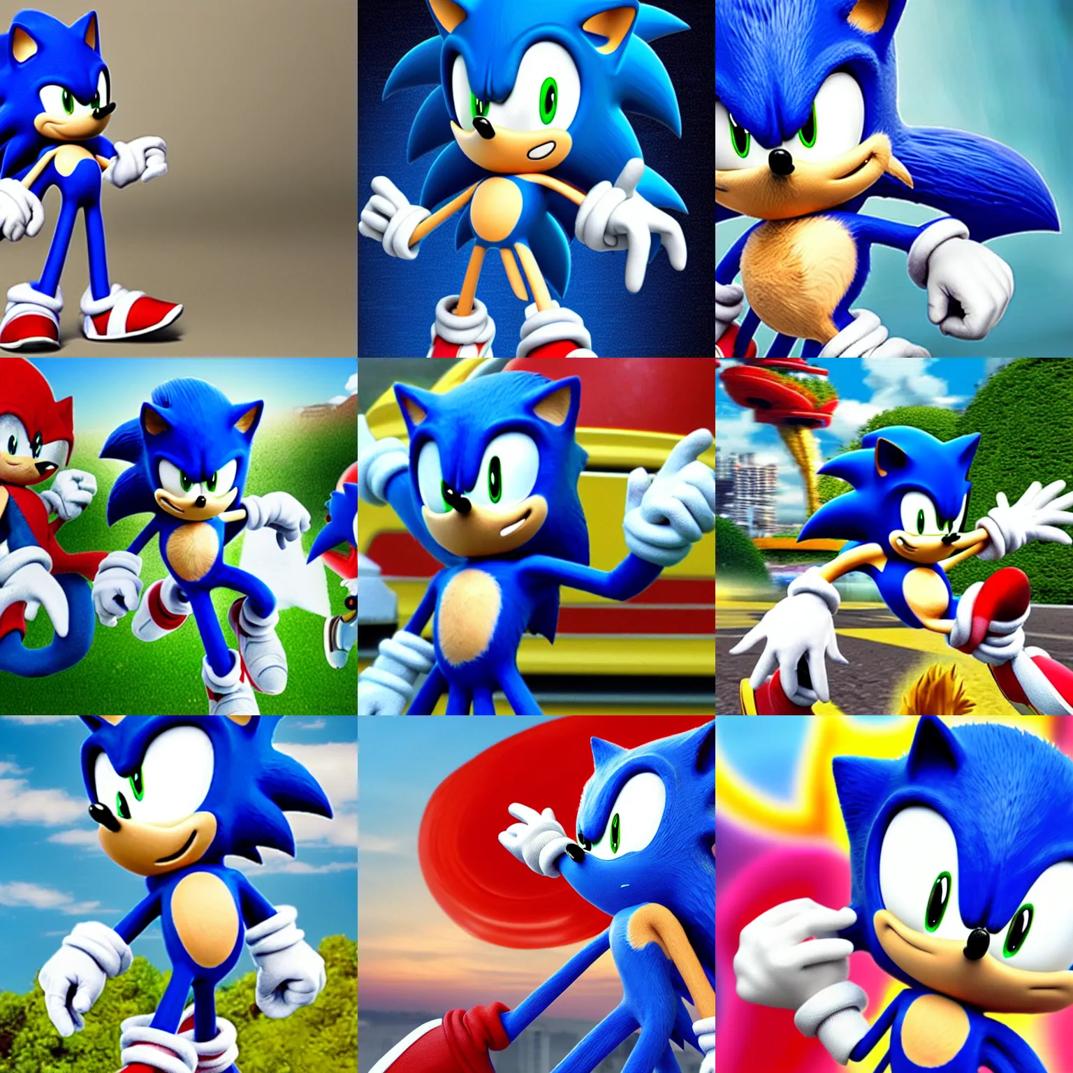 Image similar to sonic the hedgehog