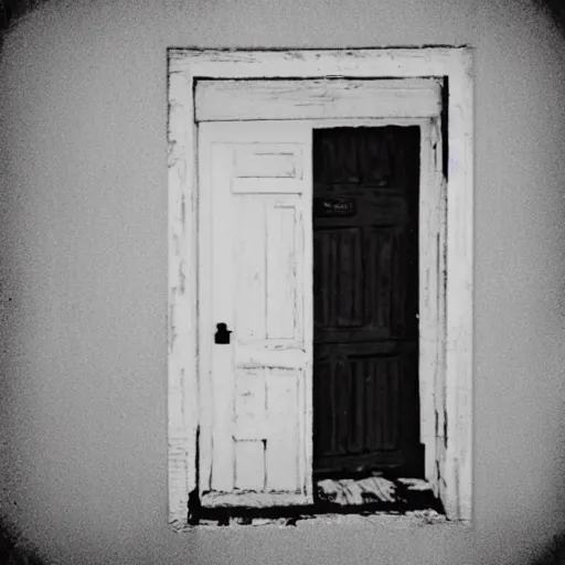 Prompt: White door, Polaroid Photo, PicsArt