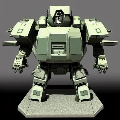 Image similar to fat space military mech