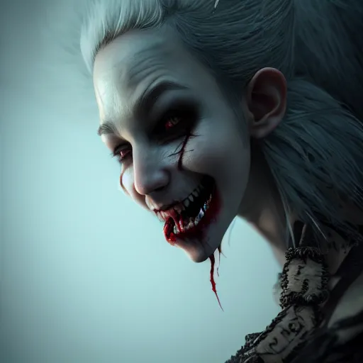 Prompt: cute vampire, ultra realistic, concept art, intricate details, dark vibe, highly detailed, photorealistic, octane render, 8 k, unreal engine,