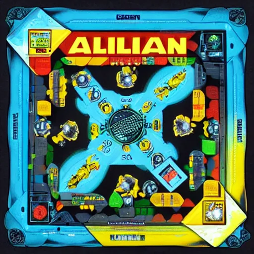 Image similar to Alien board games