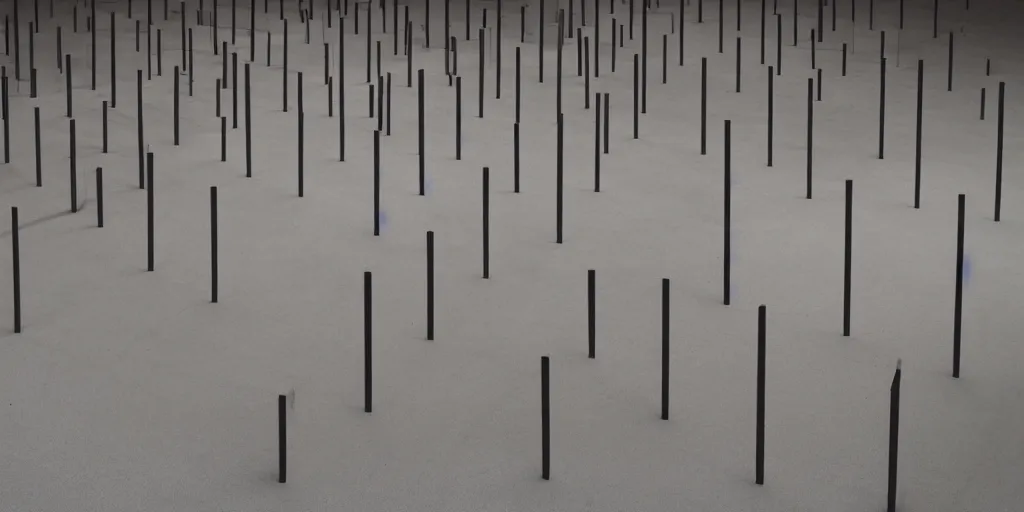 Prompt: work by donald judd meet work by carl andre