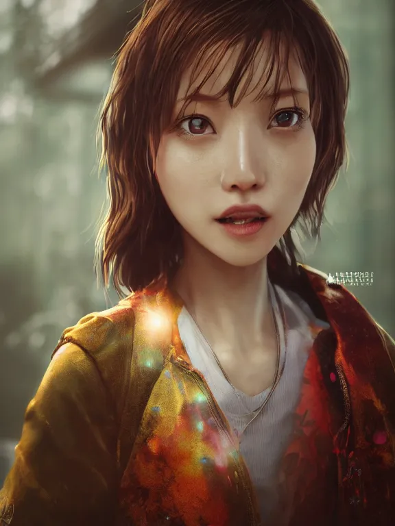 Prompt: portrait art of chiba atsuko 8 k ultra realistic, lens flare, atmosphere, glow, detailed, intricate, full of colour, cinematic lighting, trending on artstation, 4 k, hyperrealistic, focused, extreme details, unreal engine 5, cinematic, masterpiece