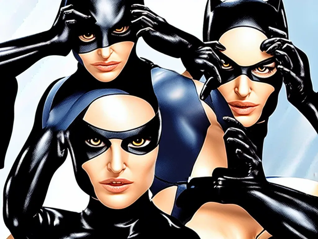 Image similar to natalie portman as catwoman, cdx