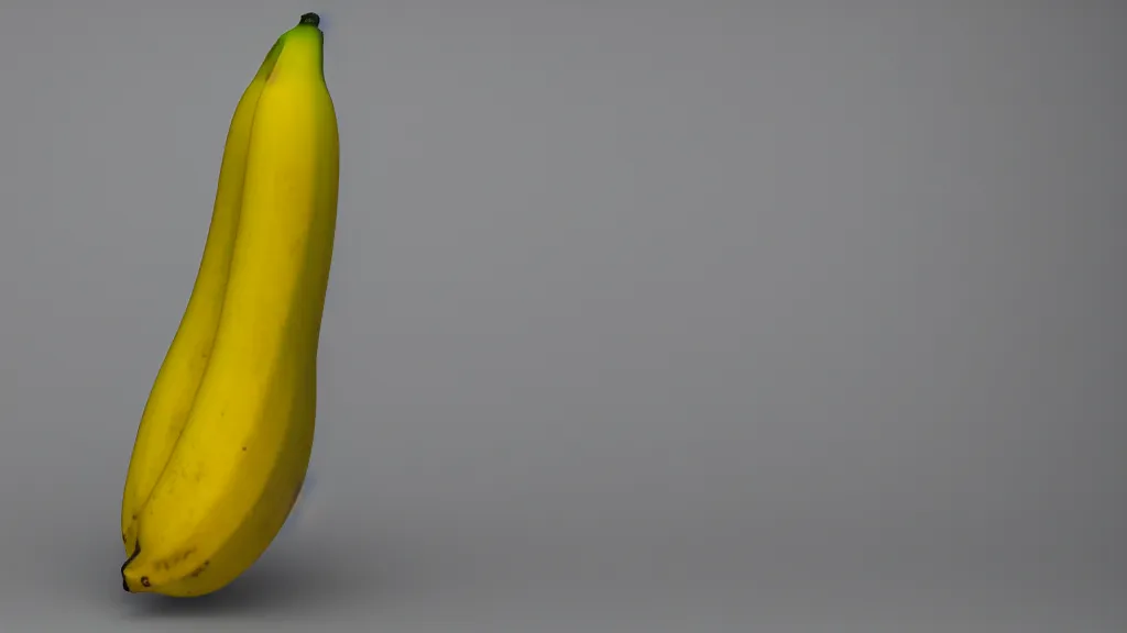 Prompt: a banana, hyperdimensional, 8 k, rim lighting, led, lumen global illumination, opaque, glowing, rubber, ray tracing reflections