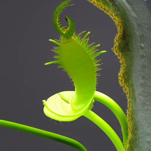 Image similar to a new species of carnivorous plant