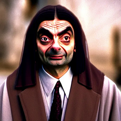 mr. bean as jesus christ from passion of the christ. | Stable Diffusion ...