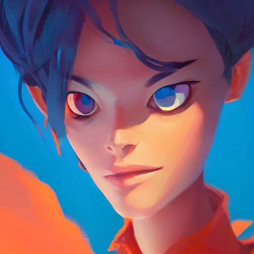 Image similar to face icon stylized minimalist 3 do interactive multiplayer, loftis, cory behance hd by jesper ejsing, by rhads, makoto shinkai and lois van baarle, ilya kuvshinov, rossdraws global illumination