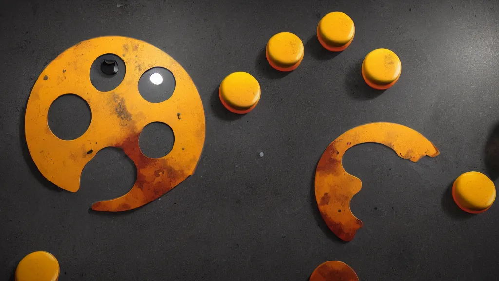Prompt: a photorealistic dramatic hyperrealistic pac man video game set in real life, ultra realistic details, glossy surface, well worn, rust, oil stains designed by vitaly bulgarov and mike nash, beautiful dramatic dark moody tones and lighting, cinematic atmosphere, global illumination, shadows, dark background, octane render, 8 k