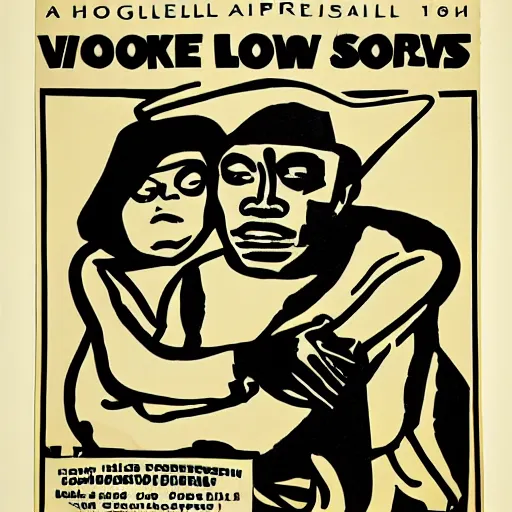 Image similar to an advertisement for the first and foremost album, an album cover by Emory Douglas, featured on flickr, private press, concert poster, groovy, lowbrow