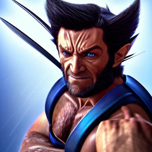 Image similar to wolverine and link from zelda , perfect eyes, full body shot, portrait, vivid colors, elegant, concept art, sharp focus, digital art, Hyper-realistic, 4K, Unreal Engine, Highly Detailed, HD, Dramatic Lighting by Brom, trending on Artstation