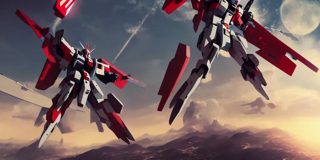 Prompt: socialist gundam flying in the sky, socialist poster, highly detailed, digital painting, trending artstation, concept art, cinematic lighting,, epic, octane render,