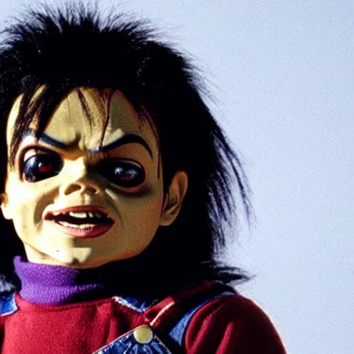 Prompt: Michael Jackson as Chucky