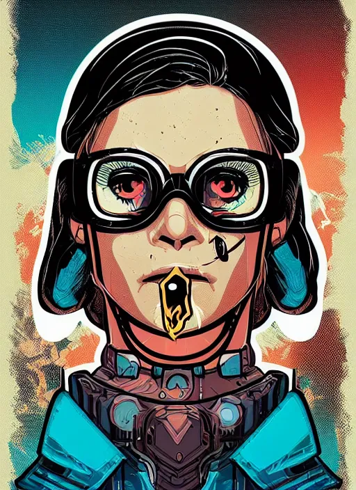 Image similar to highly detailed delirium face portrait by petros afshar, tom whalen, laurie greasley, war face by tristan eaton